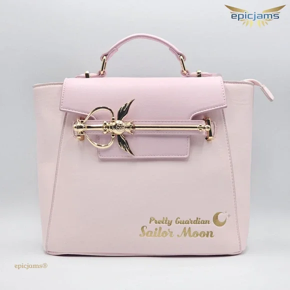 Pretty Guardian Sailor Moon Kaleido Moon Scope Pink Gold Crossbody Bag Purse New - Picture 1 of 5